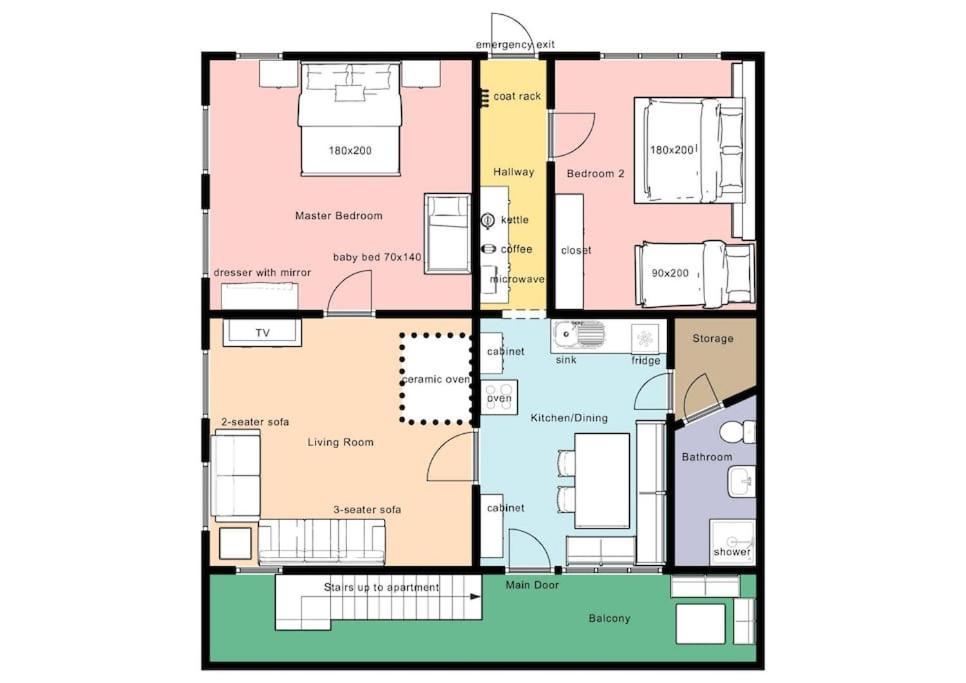 Apartment Family-friendly With Balcony